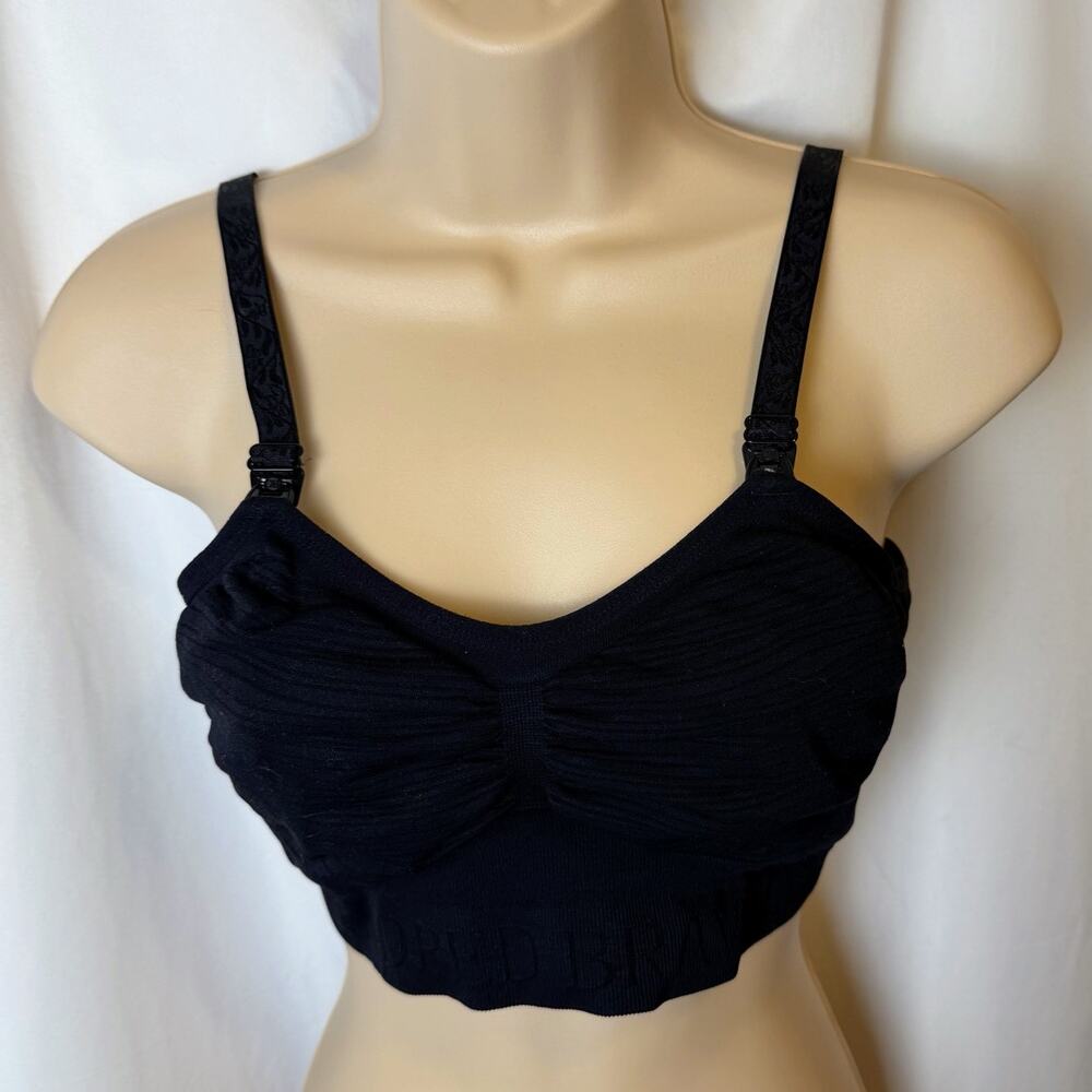 Kindred Bravely Sublime Hands Free Pumping‎ Nursing Bra Black Medium Busty Mom